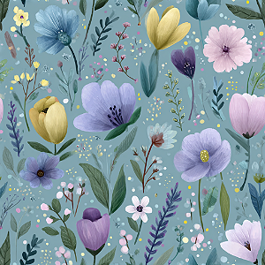 D2323 - Feathers Flora Florzinhas