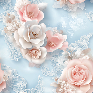 D2359 - Wonderful Roses Renda