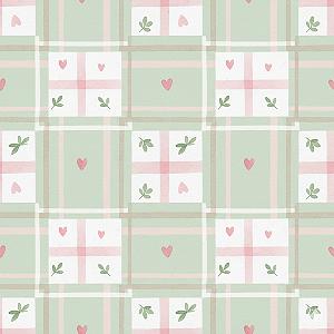 D2527 - Florzinha Romântica Patch Coração Rosa