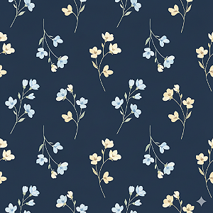 D2531 - Florzinha Romântica Miosotis Marinho