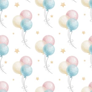 DF027 - Fraldinha Trio Balões