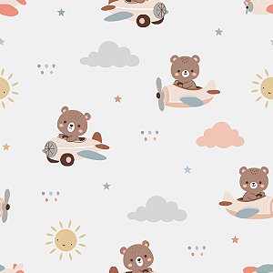 DF036 - Fraldinha Ursinho Aviador