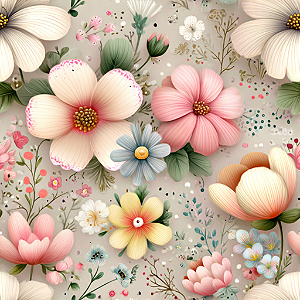 D2374 - Bichinhos no Jardim Flores