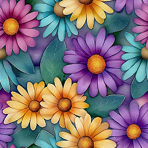 D2387 - Floriluz Margaridas Coloridas