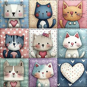 D2402 - Patch Bichinhos Gatinhos