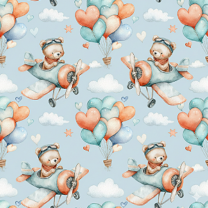 D2457 - Baby Bears Ursinhos Aviadores