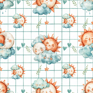 D2462 - Baby Bears Sol e Lua