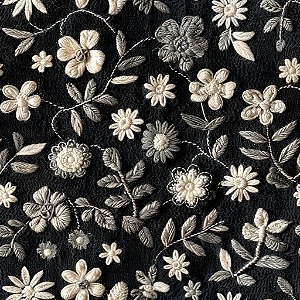 D2467 - Black Elegance Flores e Ramos