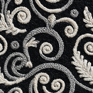 D2468 - Black Elegance Arabescos