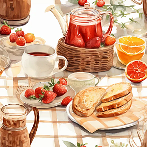 D2471 - Breakfast Bule de Chá