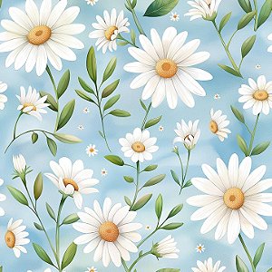 D2486 - Love Daisies Blue Daisy