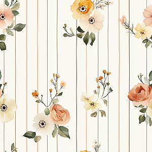 D2494 - Orange Spring Flores nas Riscas