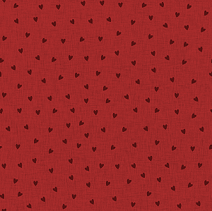 CRT01C15 - Coração Textura Vermelho