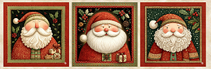 DN420 - NATAL 26 - Painel Almofada Papai Noel