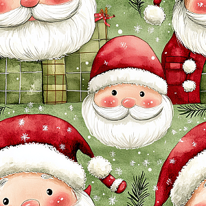 DN256 - NATAL 26 - Greeny Santa