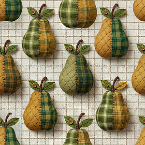D2563 - Frutas Patchwork Peras