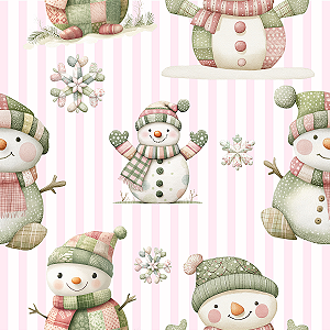 DN295 - NATAL 26 - Boneco de Neve Clarinho