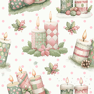 DN299 - NATAL 26 - Velas Clarinho