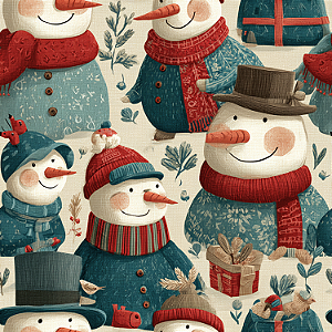 DN390 - NATAL 26 - WC Boneco de Neve