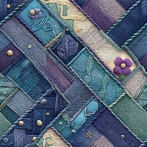 D2617 - Blue Dream Geométrico