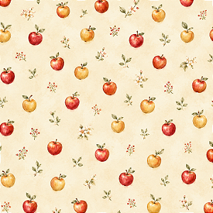 D2837 - New Apple Maçãs e Flores