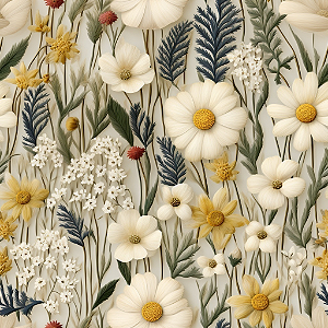 D2696 - Milk Floral Margaridas