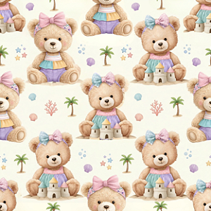 D2713 - Summer Bears Castelinho de Areia