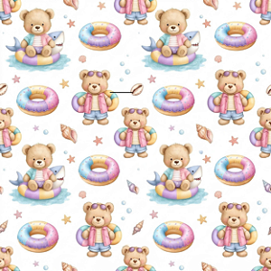 D2714 - Summer Bears Boias Tubarão