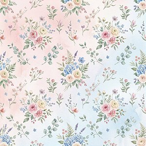 D2852 - Pastel Dream Flores Sombreadas