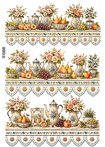 111588 - Estampa Fácil Frutas Vintage