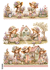 111599 - ESTAMPA FACIL Sunbonnets