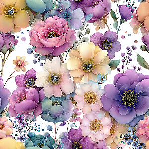 D2738 - Jardim Violeta Multi Flores