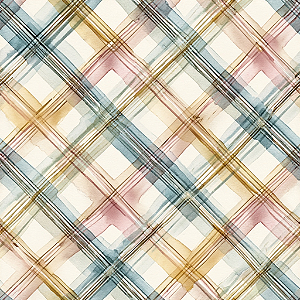 D2760 - Pastel Floral Tartan