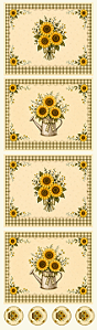DS065 - Sarja Jogo Americano Sunflowers