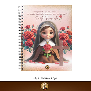 Caderno de Santa Teresinha com Novena das Rosas