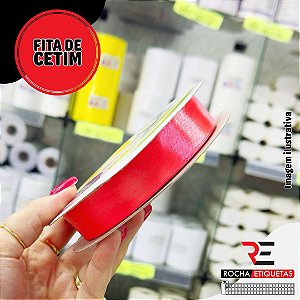 Fita de Cetim 50 Mts 22mm Vermelho
