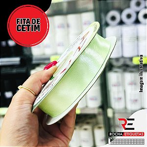 Fita de Cetim 50 Mts 22mm Verde Cítrico