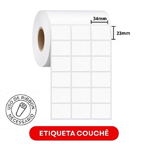 Etiqueta adesiva couchê 34x23