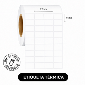 Etiqueta adesiva Térmica 22x14