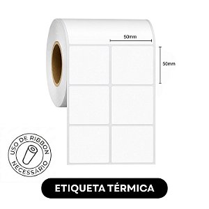 Etiqueta adesiva Térmica 50x50