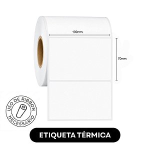 Etiqueta adesiva Térmica 50x70