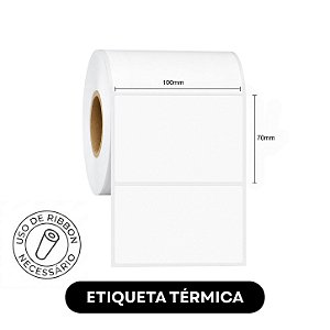 Etiqueta adesiva Térmica 100x70