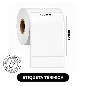 Etiqueta adesiva Térmica 100x150