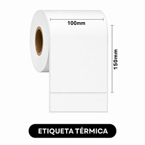 Etiqueta adesiva Térmica 100x150