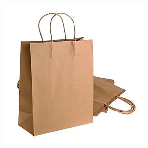 Sacola Kraft GG 33x45cm C/ 10 UND.