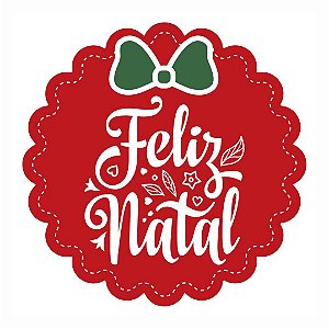 120 Etiquetas Adesivas de Natal - Modelo 3