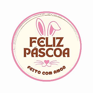 120 Etiquetas Adesivas de Páscoa - Modelo 2
