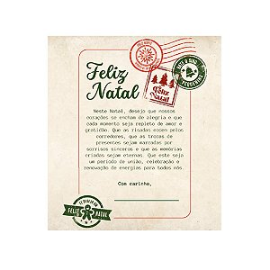 Cartão de Feliz Natal 99X88cm C/25 und. - Modelo 6