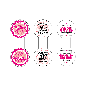 Lacre Adesivo Dia das Mães – 120 unidades