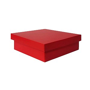 Caixa dobrável vermelha